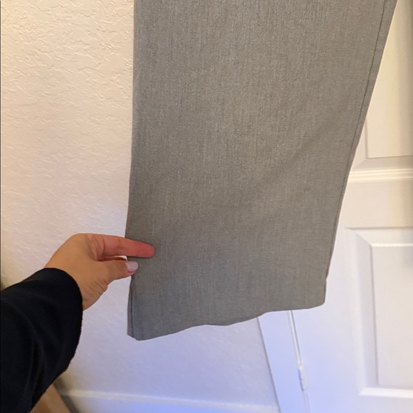 Zara Wide-Leg Light Gray Double Waisted Drawstring Pants - Picture 7 of 15